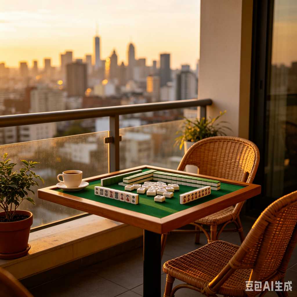 modern oriental mahjong set